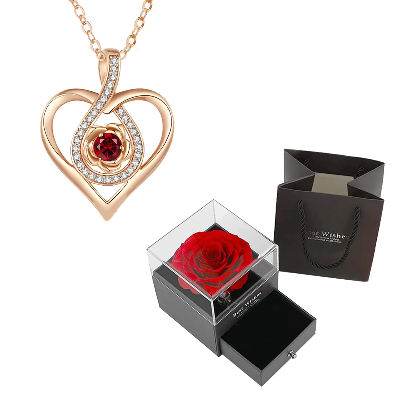 Charming Red Heart Pendant