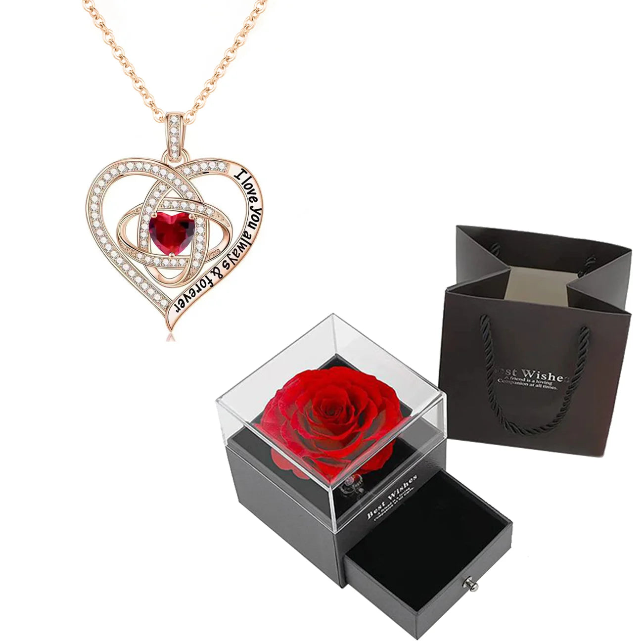 Charming Red Heart Pendant
