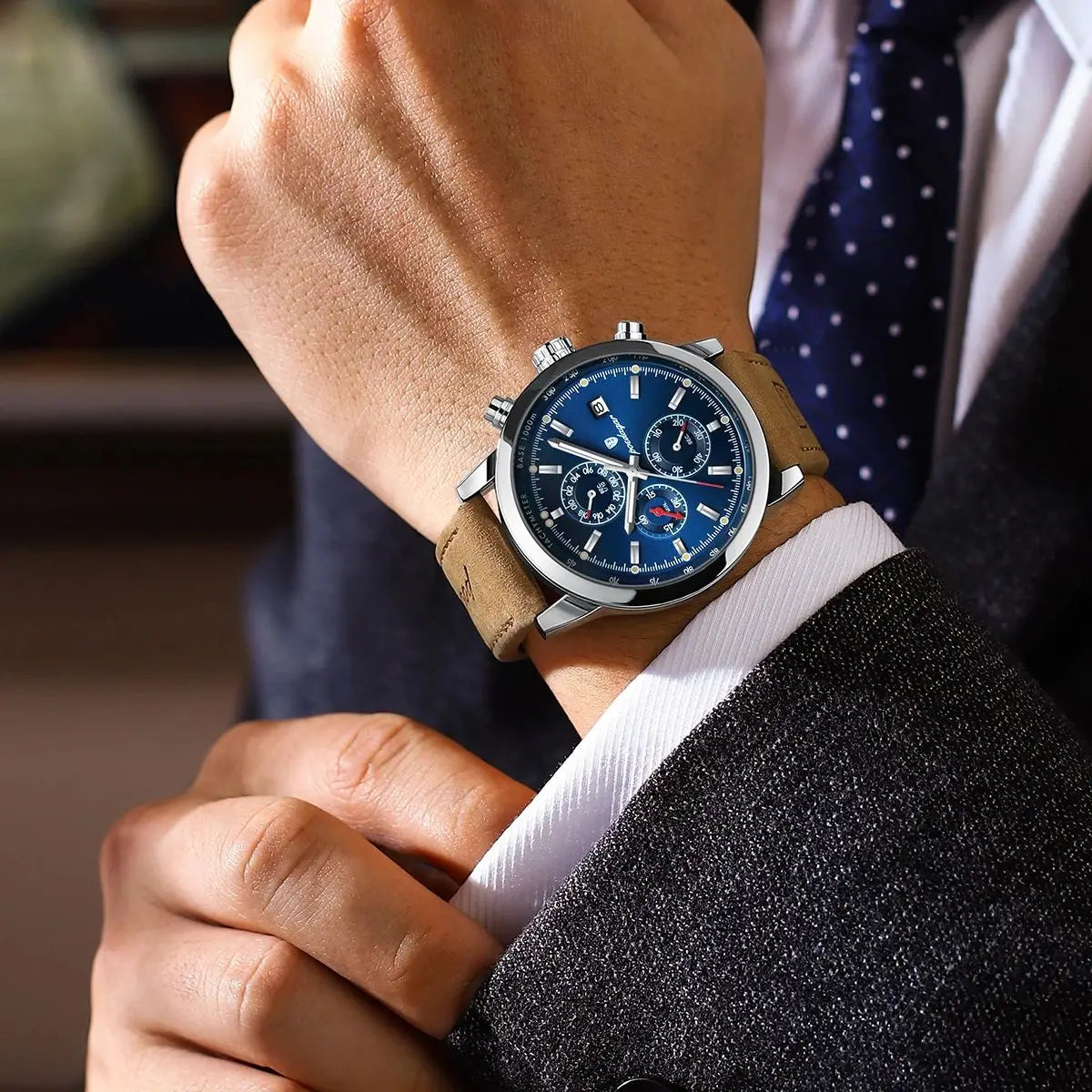 🔥Luxury Men's Watch – Waterproof Chronograph🔥