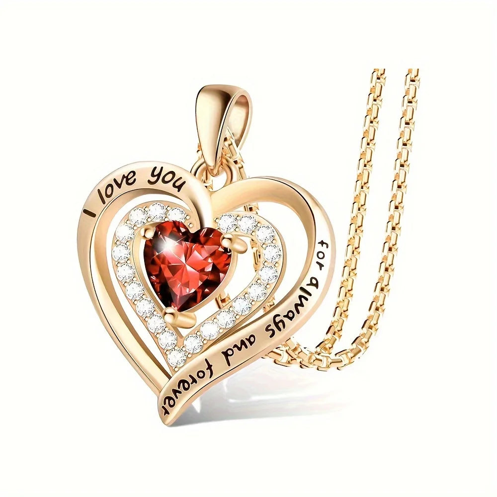 Charming Red Heart Pendant