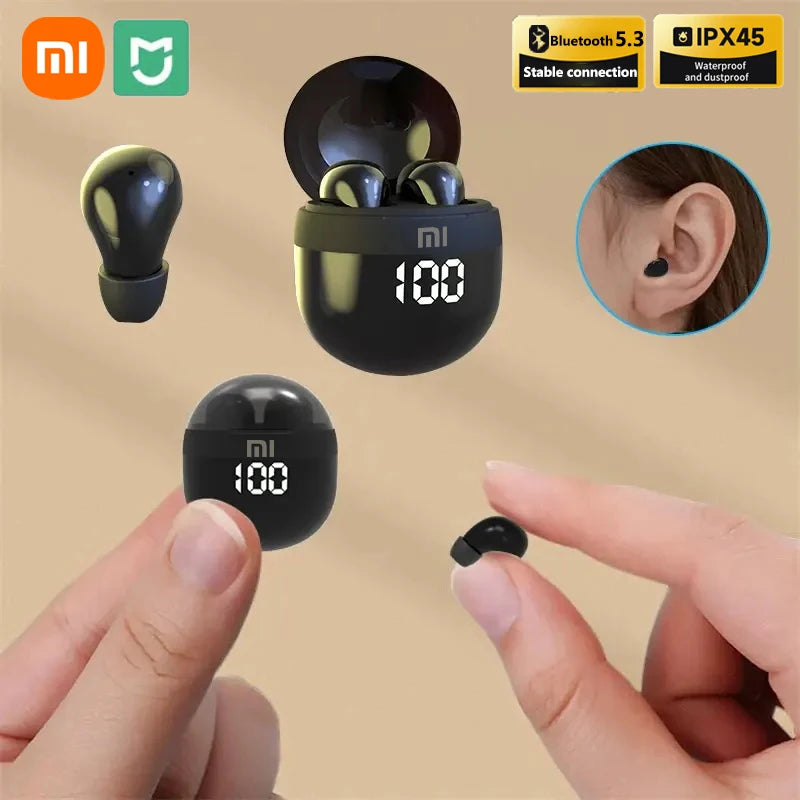 🔥"SK18 Mini: Lightweight Bluetooth Earphones with Mic & Powerful Bass for Any Occasion🔥!"