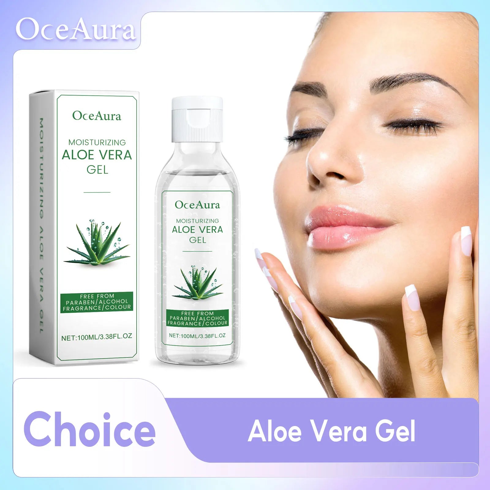 Moisturizing Aloe Vera Gel for Skin Repair