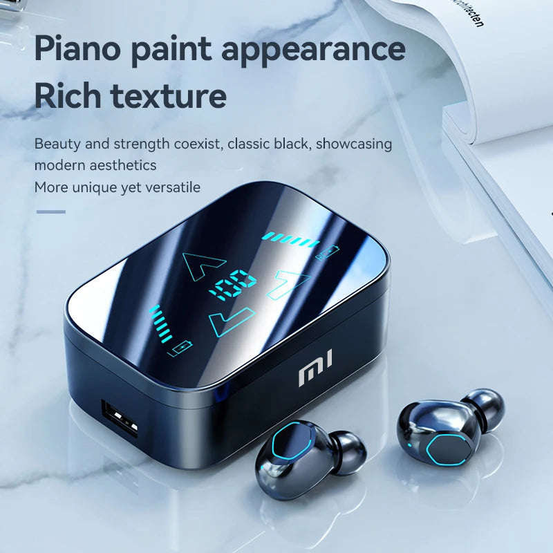 🔥M48 Wireless Bluetooth Headset: The Best Sound with Noise Cancelling and Modern LED🔥