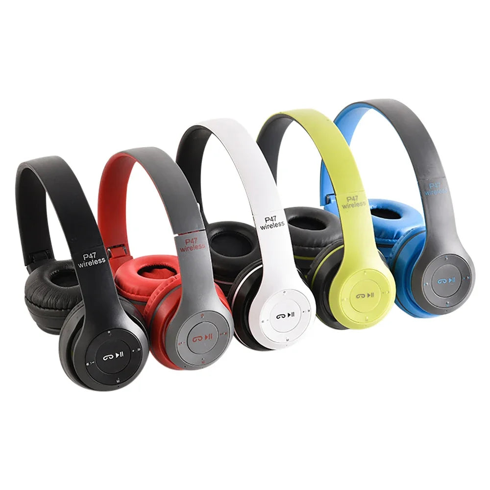 🔥"Stereo P47: The Perfect Bluetooth 5.0 Headset for Sports and Gaming!"🔥