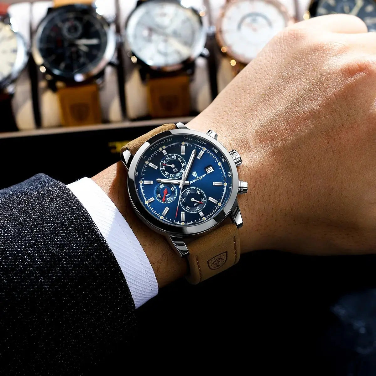 🔥Luxury Men's Watch – Waterproof Chronograph🔥