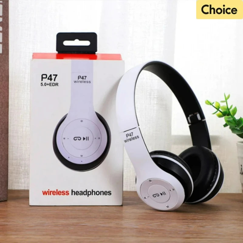 🔥"Stereo P47: The Perfect Bluetooth 5.0 Headset for Sports and Gaming!"🔥